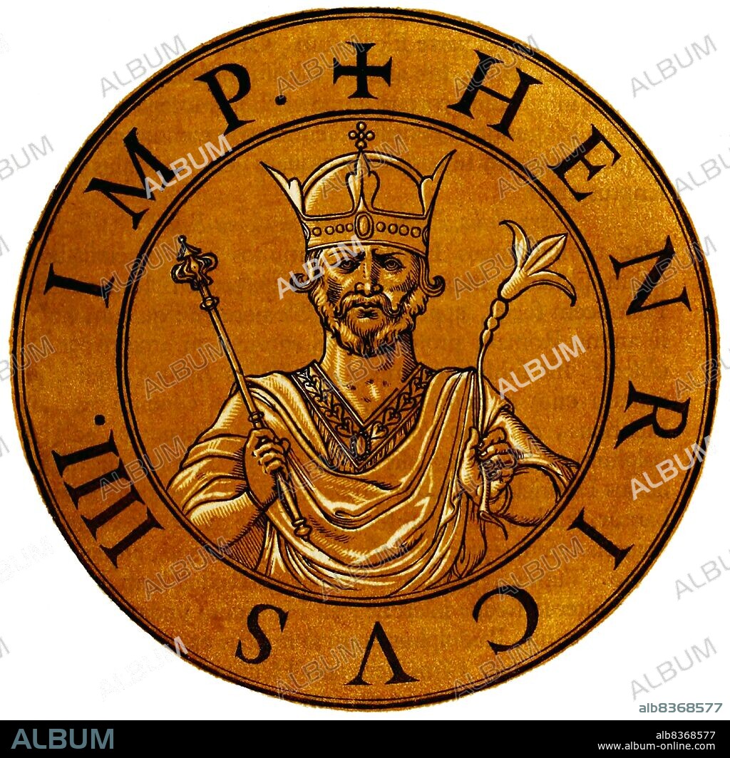 Henry IV (1050-1106), son of Emperor Henry III, was crowned King of Germany in 1056 after his father's death, though his young age meant his mother ruled as regent in his stead. He was kidnapped in the Coup of Kaiserswerth in 1062, a conspiracy led by the Archbishop of Cologne Anno II, who ruled the Holy Roman Empire while supervising over Henry's education and training.<br/><br/>. When Anno was absent from Germany for a period, Henry managed to wrest back control of the government, and spent much of his reign consolidating his imperial power. The Investiture Controversy occurred during his rule, one of the most significant conflicts between Church and state in mediaeval Europe. Several civil wars were also waged over his throne, in both Germany and Italy, and while launching a third punitive expdition into Italy in 1093, Henry's son Conrad turned against him, crowned as King of Italy by one of Henry's fiercest foes, Matilda of Tuscany.<br/><br/>. Henry finally formally deposed Conrad in 1098 and named his younger son Henry V as his successor. However, Henry V later also turned on his father in 1104, encouraged by the pope who had once again excommunicated his father. He was imprisoned and forced to resign his crown, though he escaped in 1106 and began to amass considerable support to his name. He defeated his son, but died soon afterwards from an illness. Henry was one of the most powerful and important figures of the 11th century.