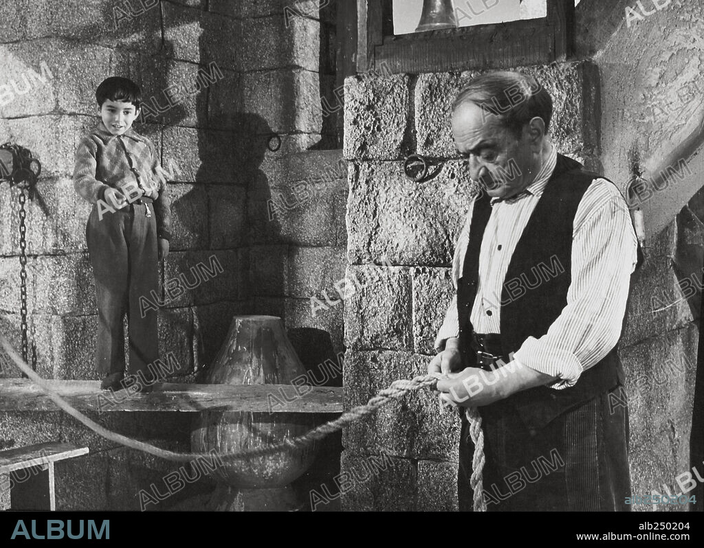 JOSELITO and MARIANO AZAÑA in THE LITTLE NIGHTINGALE, 1956 (EL PEQUEÑO RUISEÑOR), directed by ANTONIO DEL AMO. Copyright ARGOS FILMS.