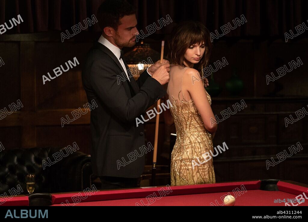 EMILY RATAJKOWSKI and THEO JAMES in LYING AND STEALING, 2019, directed by MATT ASELTON. Copyright ARTINA FILMS.