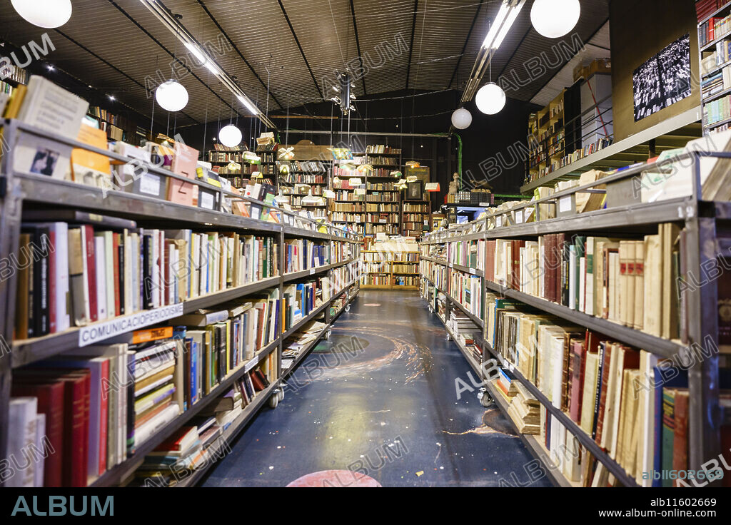 the largest second-hand bookstore in Spain, El Siglo, Sant Cugat del Vallès, (Vallès Occidental), Catalonia, Spain.