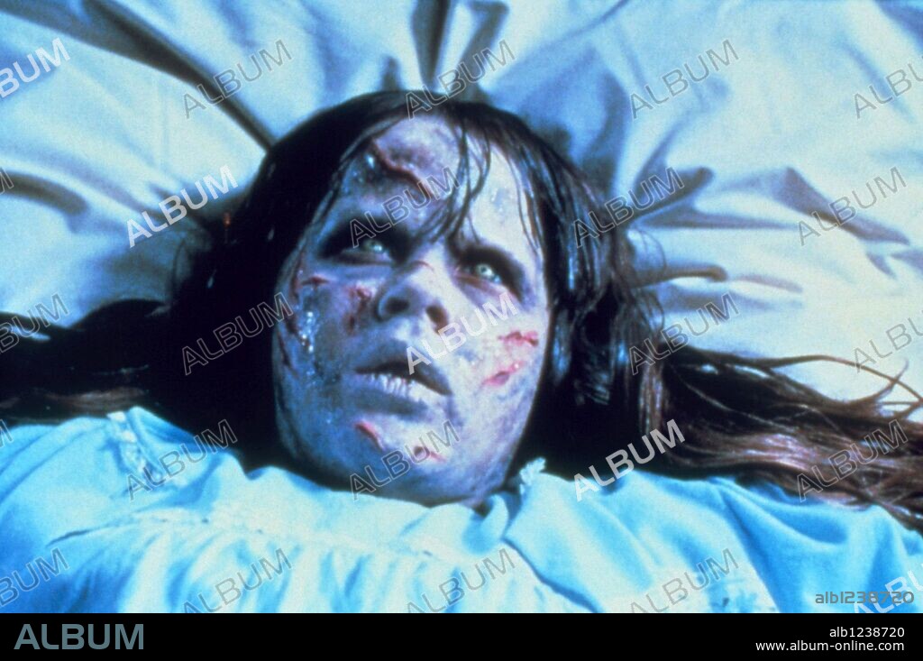LINDA BLAIR in THE EXORCIST, 1973, directed by WILLIAM FRIEDKIN. Copyright Warner Bros./Hoya Productions.