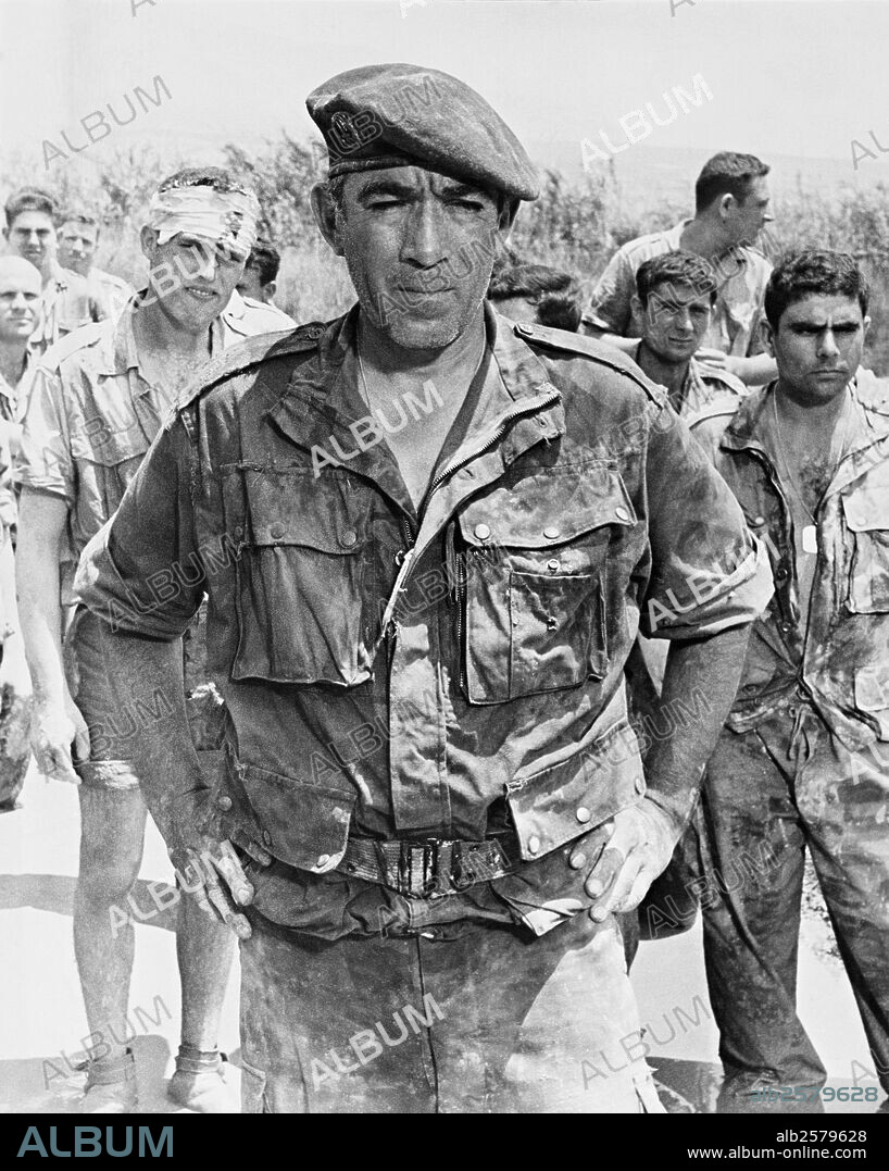 ANTHONY QUINN en EL MANDO PERDIDO, 1966 (THE LOST COMMAND), dirigida por MARK ROBSON. Copyright COLUMBIA PICTURES.