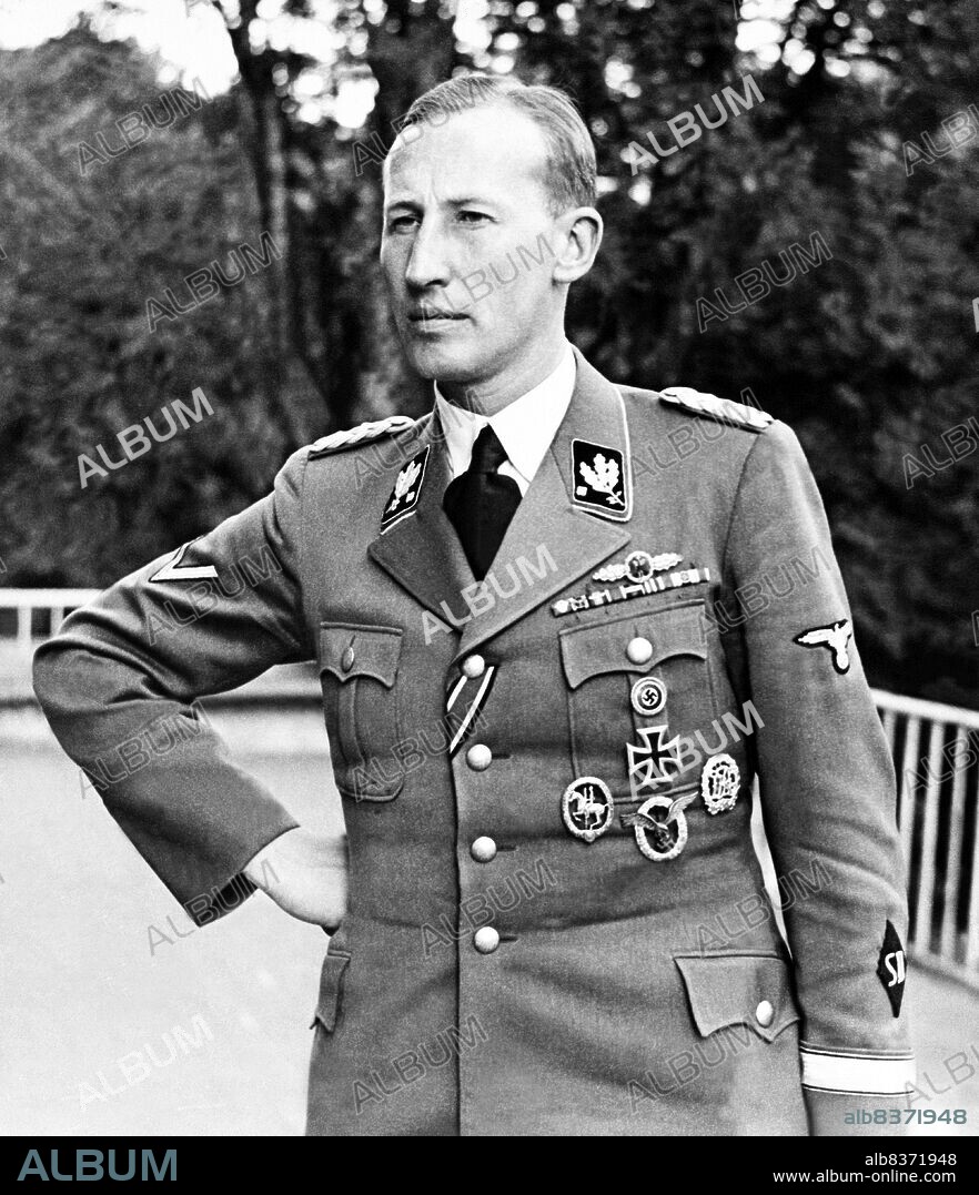 Reinhard Tristan Eugen Heydrich (7 March 1904 4 June 1942) was a high-ranking German Nazi official during World War II, and one of the main architects of the Holocaust. He was SS-Obergruppenführer und General der Polizei (Senior Group Leader and Chief of Police) as well as chief of the Reich Main Security Office (including the Gestapo, Kripo, and SD).<br/><br/>. He was also Stellvertretender Reichsprotektor (Deputy/Acting Reich-Protector) of Bohemia and Moravia, in what is now the Czech Republic. Heydrich chaired the January 1942 Wannsee Conference, which formalised plans for the Final Solution to the Jewish Questionthe deportation and genocide of all Jews in German-occupied Europe.<br/><br/>. Heydrich was attacked in Prague on 27 May 1942 by a British-trained team of Czech and Slovak soldiers who had been sent by the Czechoslovak government-in-exile to kill him in Operation Anthropoid. He died from his injuries a week later. Intelligence falsely linked the assassins to the villages of Lidice and Lezaky. Lidice was razed to the ground; all men and boys over the age of 16 were shot, and all but a handful of its women and children were deported and killed in Nazi concentration camps.