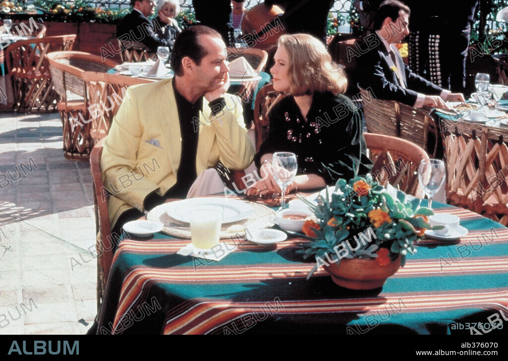 JACK NICHOLSON y KATHLEEN TURNER en EL HONOR DE LOS PRIZZI, 1985 (PRIZZI'S HONOR), dirigida por JOHN HUSTON. Copyright 20TH CENTURY FOX.