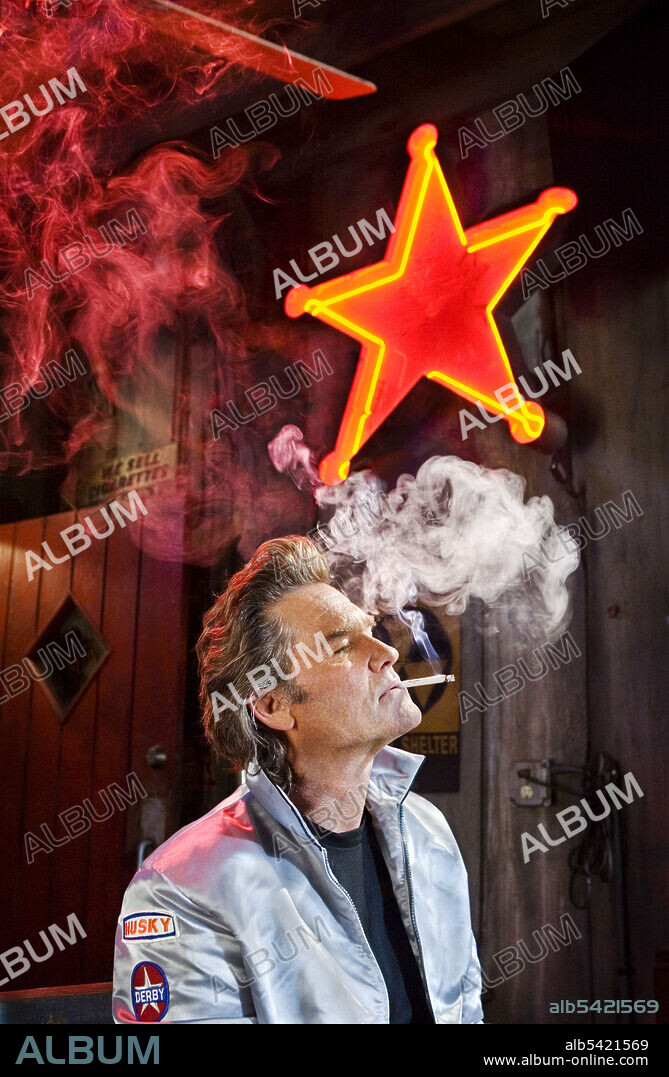KURT RUSSELL dans BOULEVARD DE LA MORT - UN FILM GRINDHOUSE, 2007 (GRINDHOUSE-DEATH PROOF), réalisé par QUENTIN TARANTINO. Copyright DIMENSION FILMS/A BAND APART/BIG TALK PRODUCTIONS/DARTMOUTH.