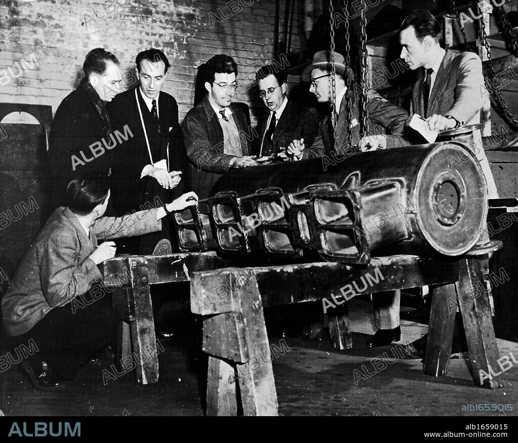 European Recovery Act, known as the Marshall Plan, the United States programme for the rebuilding of Europe after World War II and to stop the spread of Communism . Beginning in 1947, the plan lasted four years. French industrial managers and engineers on a five-week tour of US industrial centres.