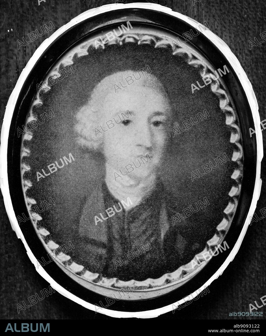 The Reverend George Austen (1731-1805), father of Jane Austen, (1775-1817). Jane Austen was the seventh of eight children of George Austen. A Portrait of Jane Austen by David Cecil page 109.