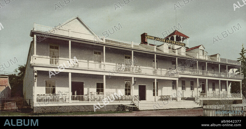 John Jacob Astor House, Mackinac Island, c1901.
