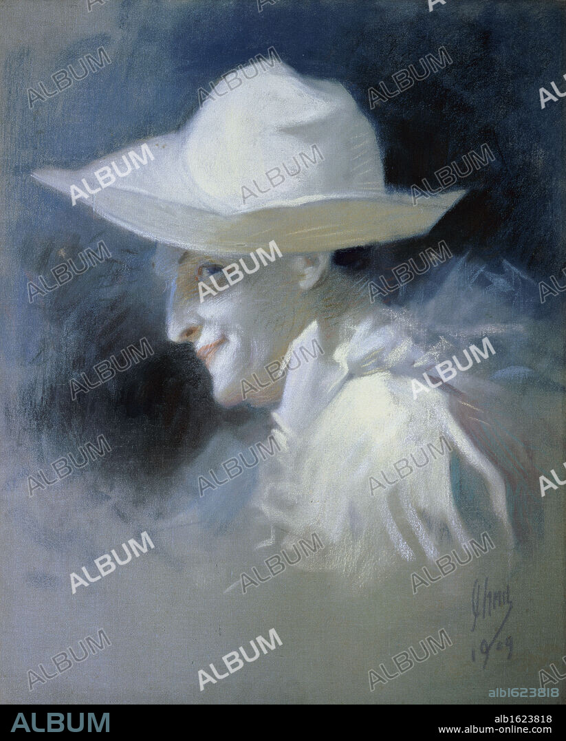 The Mime George Wague   1909   Jules Cheret (1836-1932 French)   Musee des Beaux Arts, Nice, France.