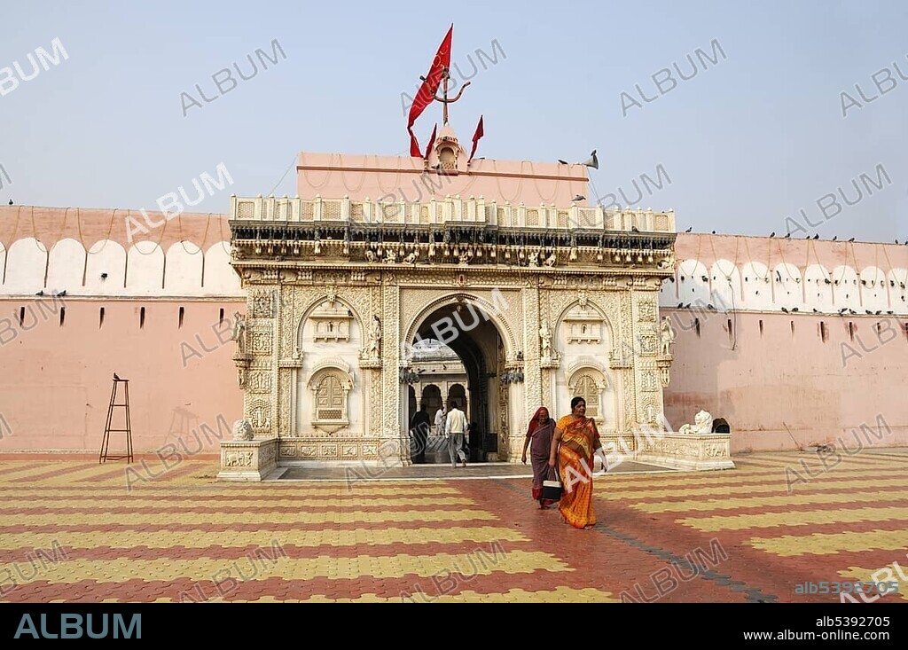 Karni Mata Temple near Bikaner, Rajasthan, north India, Asia