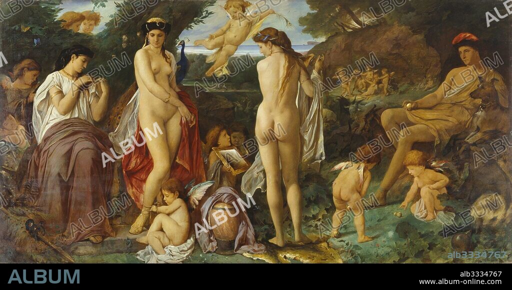 ANSELM FEUERBACH. The Judgement of Paris.