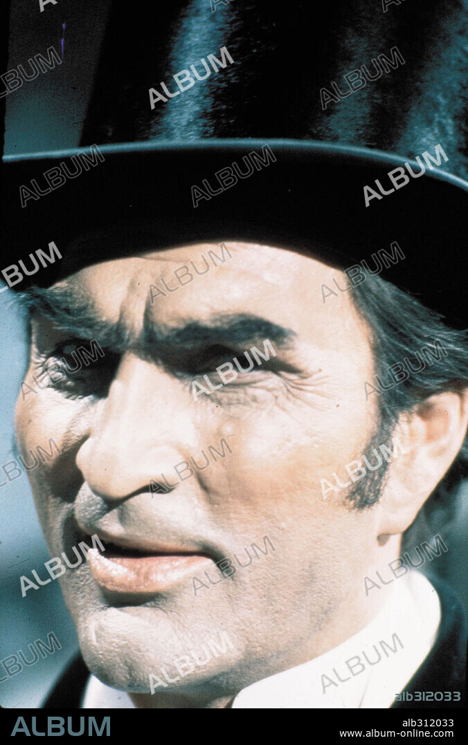 JACK PALANCE in THE STRANGE CASE OF DR. JEKYLL AND MR. HYDE, 1968, directed by CHARLES JARROTT. Copyright CBC / SMITH, DICK.