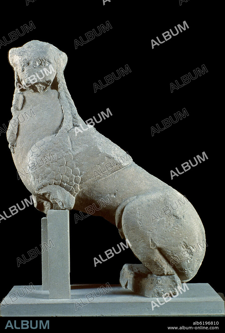 ESFINGE DE AGOST - SIGLOS VI/V AC - ESCULTURA IBERICA.