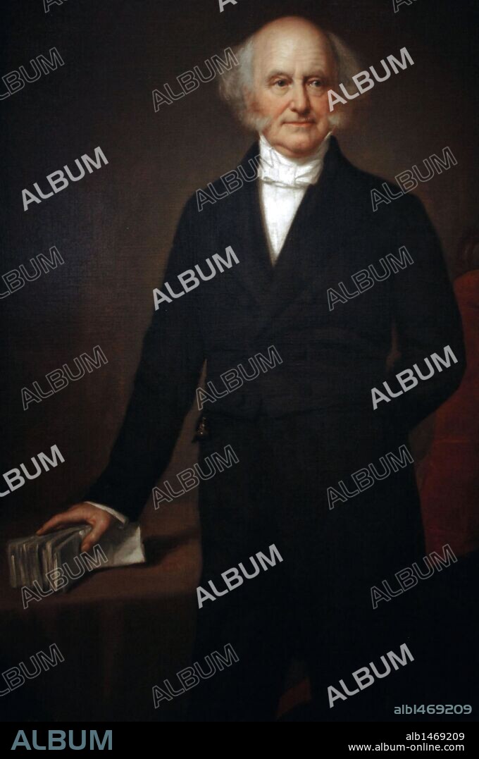 Martin Van Buren (1782-1862). American politician. 8th President of hte United States (1837-1841). Portrait (1864) by George Peter Alexander Healy (1813-1894). National Portrait Gallery. Washington D.C. United States.
