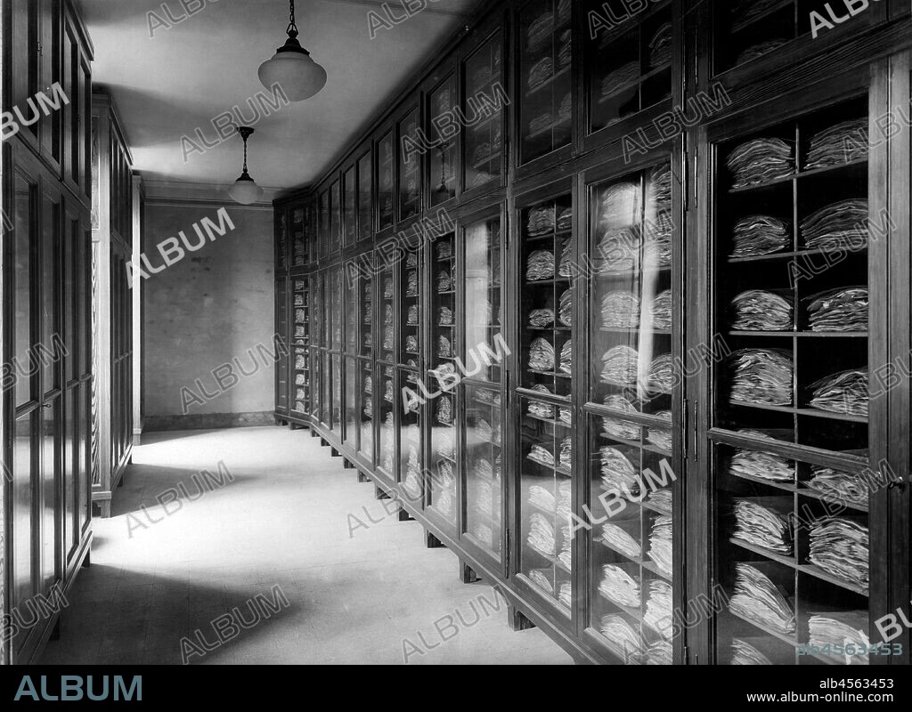 Italy. padua. botanical garden. the saccardo herbarium. 1920-30.