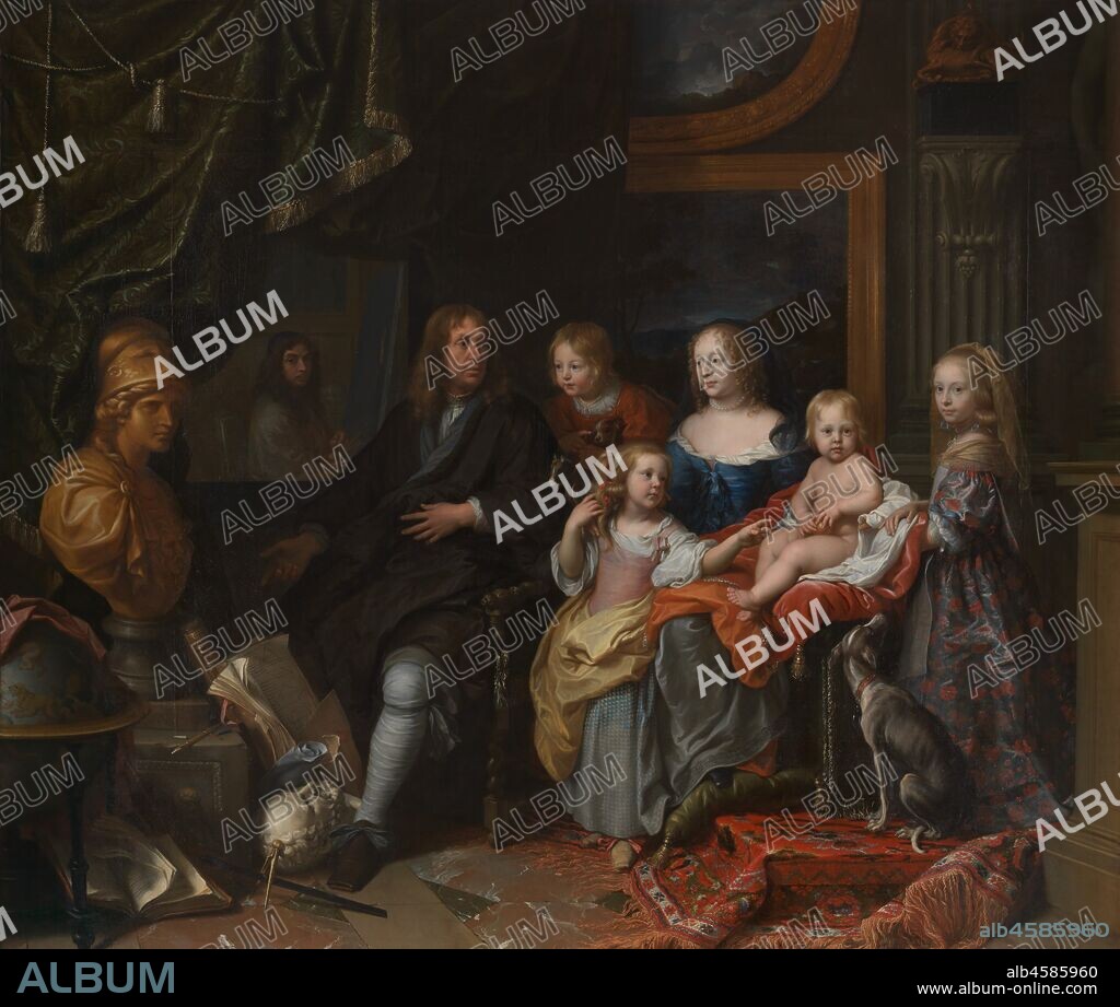 CHARLES LE BRUN. Everhard Jabach (1618-1695) and His Family, ca. 1660.