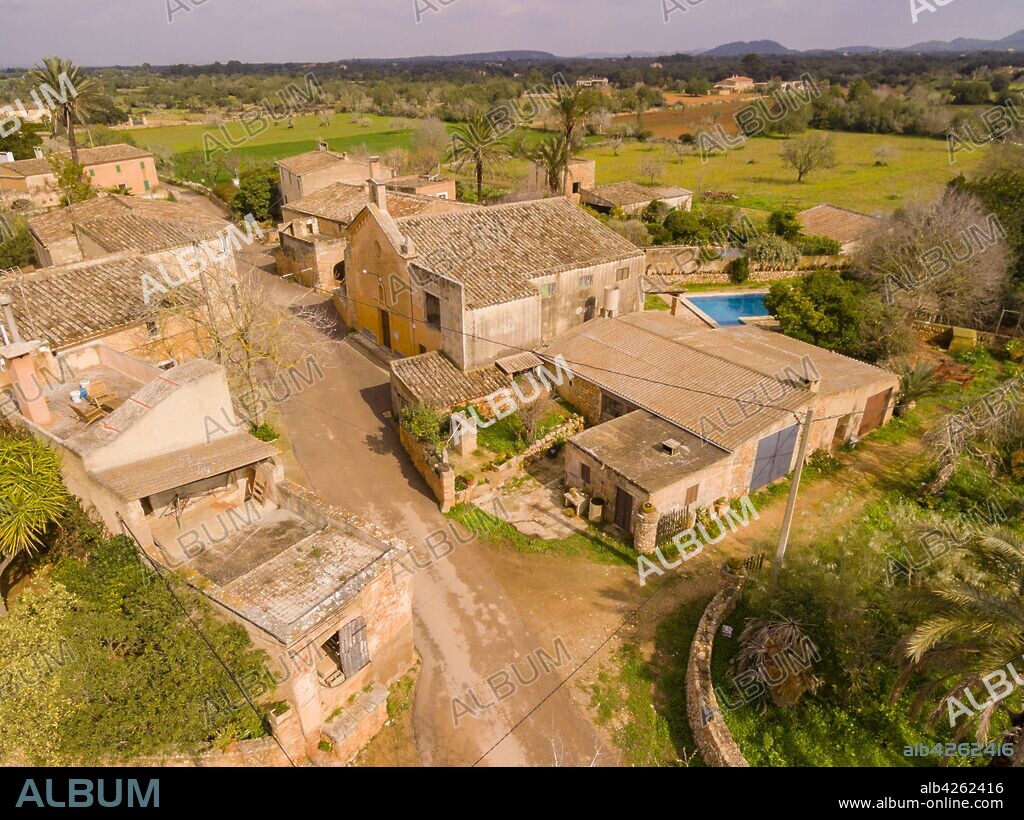 aldea de población, Son Negre, Felanitx, Mallorca, balearic islands, Spain.