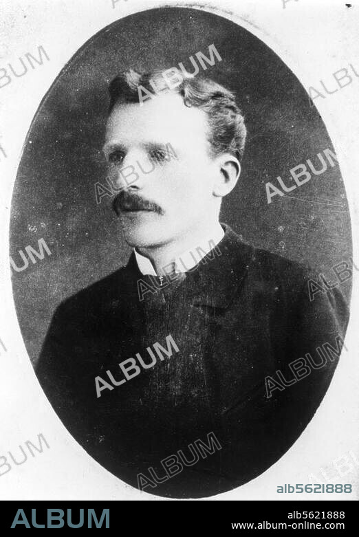 Zu: Gogh, Vincent van. 1853-1890. Gogh, Theodorus, genannt Theo, Bruder Vincent van Goghs, 1857-1891. Porträtaufnahme, um 1888/90. Amsterdam, Van Gogh Museum.