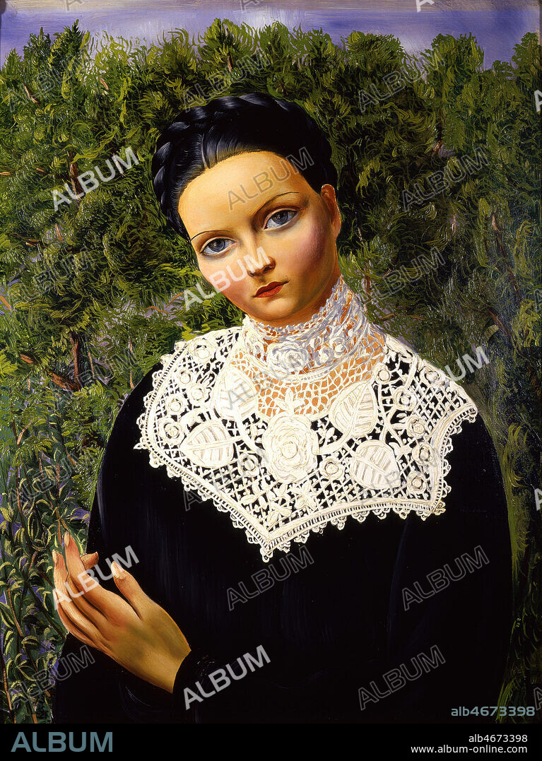 'Portrait de Madeleine Sologne' par Moise KISLING (1891-1953= ADAGP)en 1936. Collection privee. Credit: Collection Bouquignaud/KHARBINE-TAPABOR.
