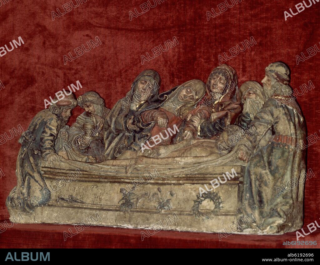 PEDRO MILLAN (SIGLO XV-SIGLO XVI). LLANTO SOBRE CRISTO MUERTO.