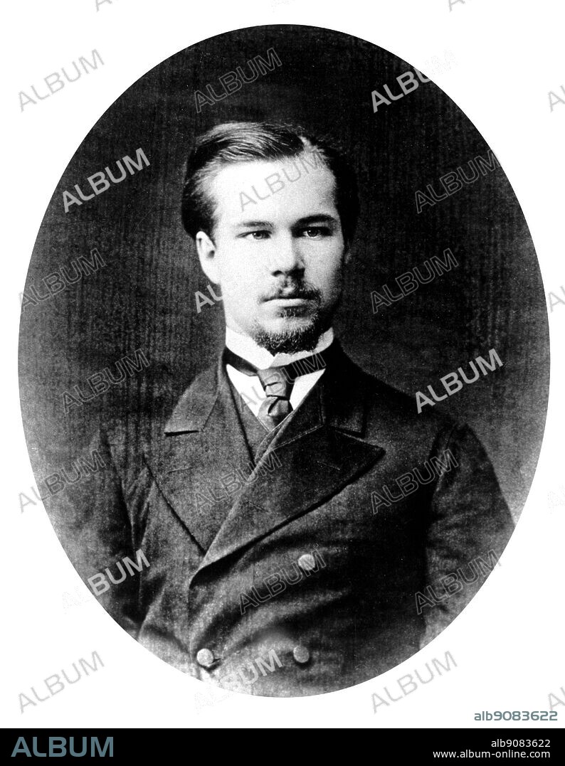 Sergey Taneyev 1856-1915 composer, pianist and the most trusted musician among Tchaikovsky's friends.