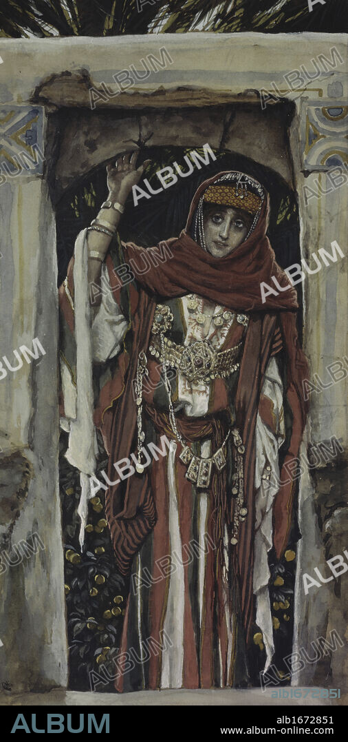 Mary Magdalene before Her Conversion  1886-1894  James Tissot (1839-1902/French)  Gouache  Brooklyn Museum, New York, USA.