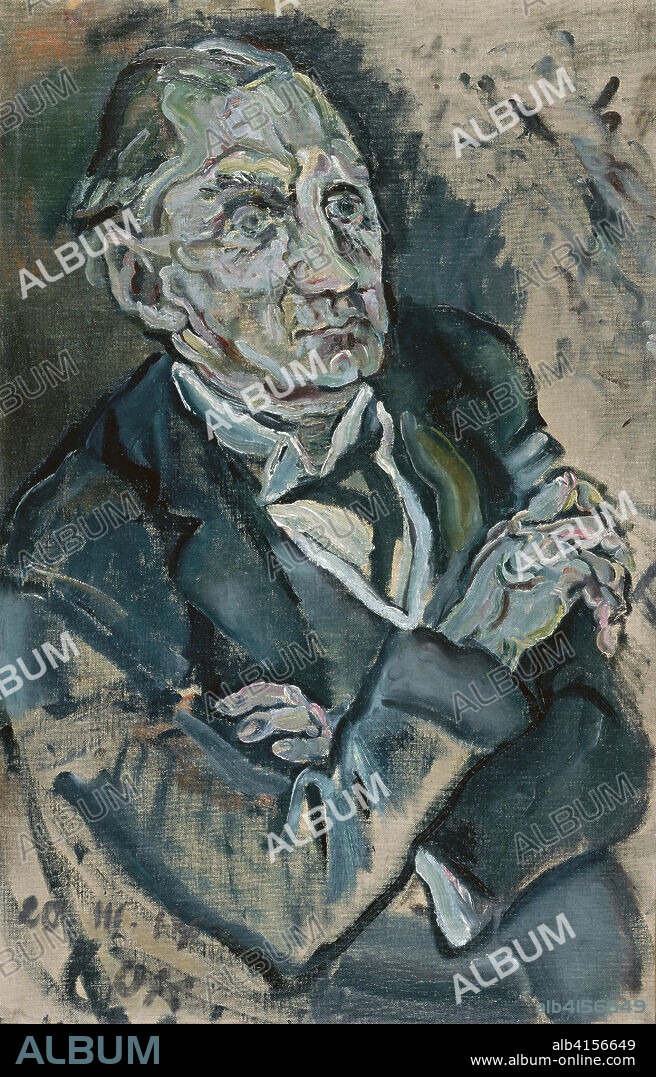 Oskar Kokoschka (Pöchlarn, 1886-Montreux, 1980). Retrato de Max Schmidt (1914). Óleo sobre lienzo. 90 x 57,5 cm.