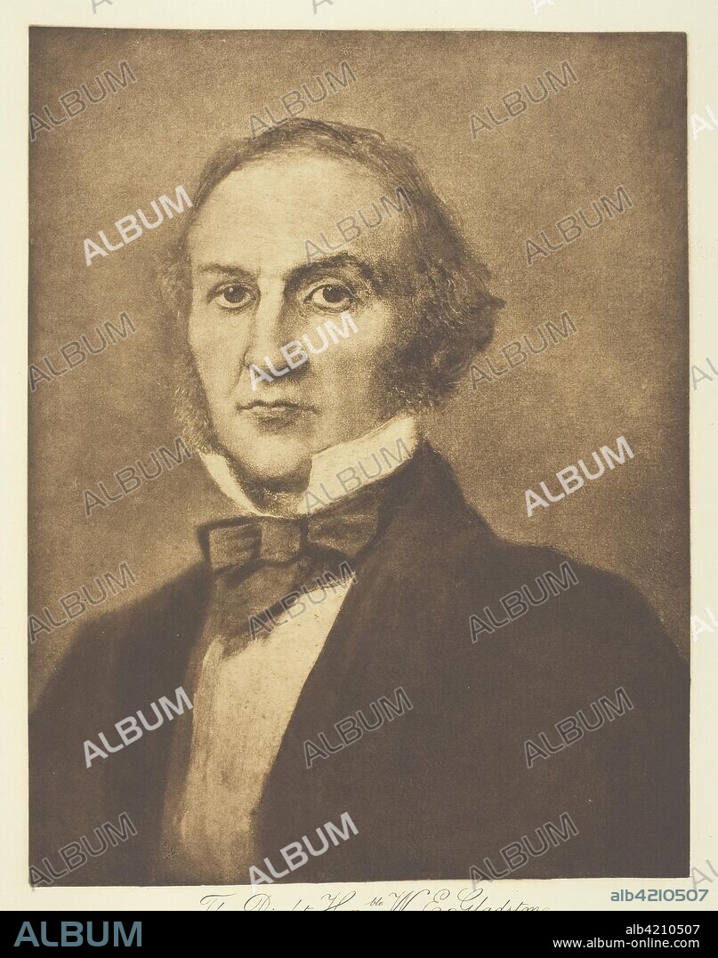 The Right Honourable W.E. Gladstone, M.P. Henry Herschel Hay Cameron (English, 1852-1911); after George Frederick Watts (English, 1817-1904). Date: 1888-1898. Dimensions: 24.6 × 19 cm (image); 45 × 36.8 cm (album page). Photogravure, plate 10 from the album "Lord Tennyson and his Friends" (1893), edition 138/140. Origin: England.