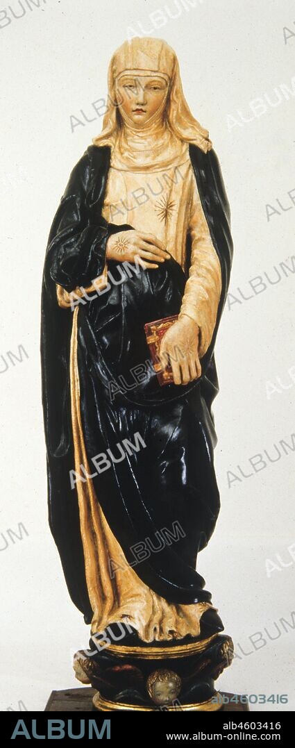 St. Catherine Of Siena. Neroccio Di Bartolomeo De 'landi. Oratorio Della Tintoria. Siena.