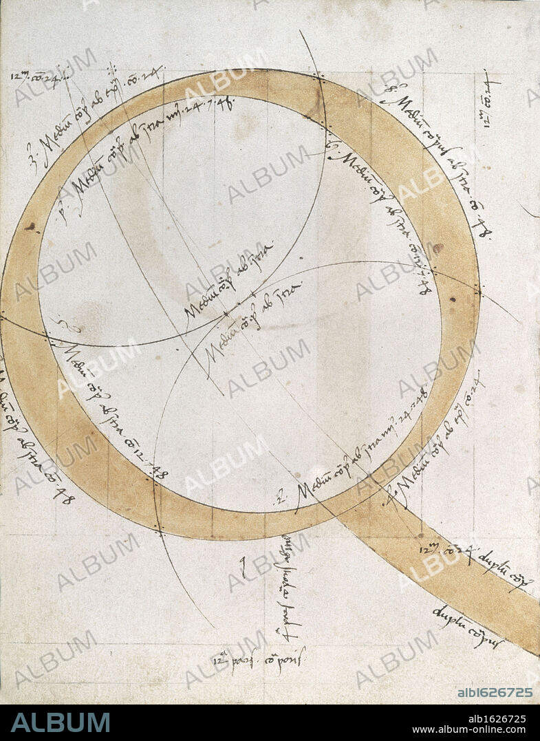 Letter Q - Alphabet: Forms and Proportions of Roman Capital Letters c.1480 Manuscripts Newberry Library, Chicago.