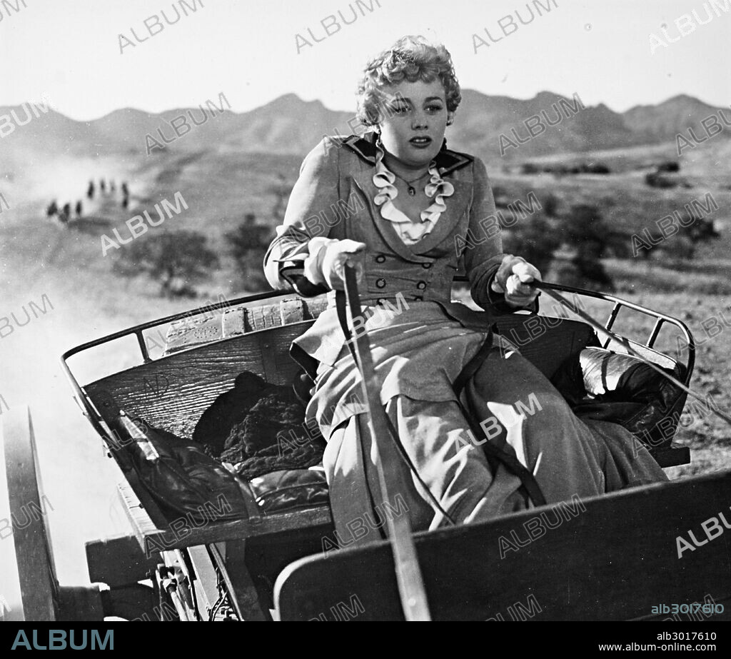 SHIRLEY SCHRIFT. SHELLEY WINTERS in WINCHESTER '73, 1950, directed by ANTHONY MANN. Copyright UNIVERSAL PICTURES.
