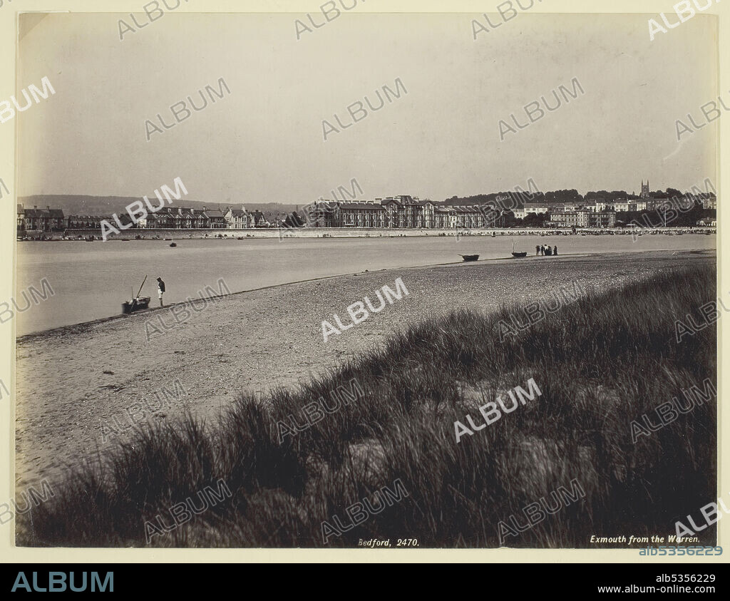 FRANCIS BEDFORD. Exmouth from the Warren, 1860/94. Albumen print.