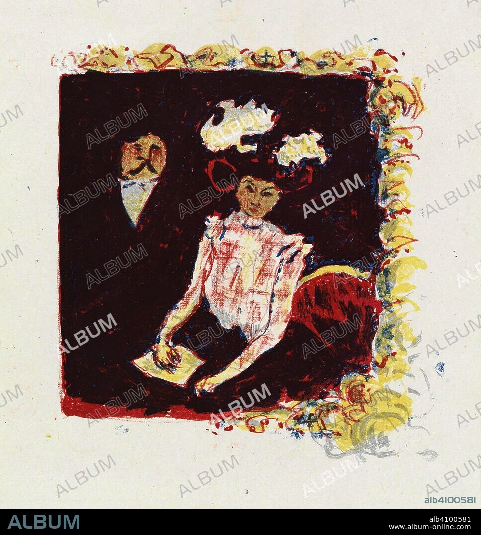 PIERRE BONNARD. La lithographie en couleurs. Dimensions: 40 cm x 28.8 cm, 21 cm x 18.5 cm.
