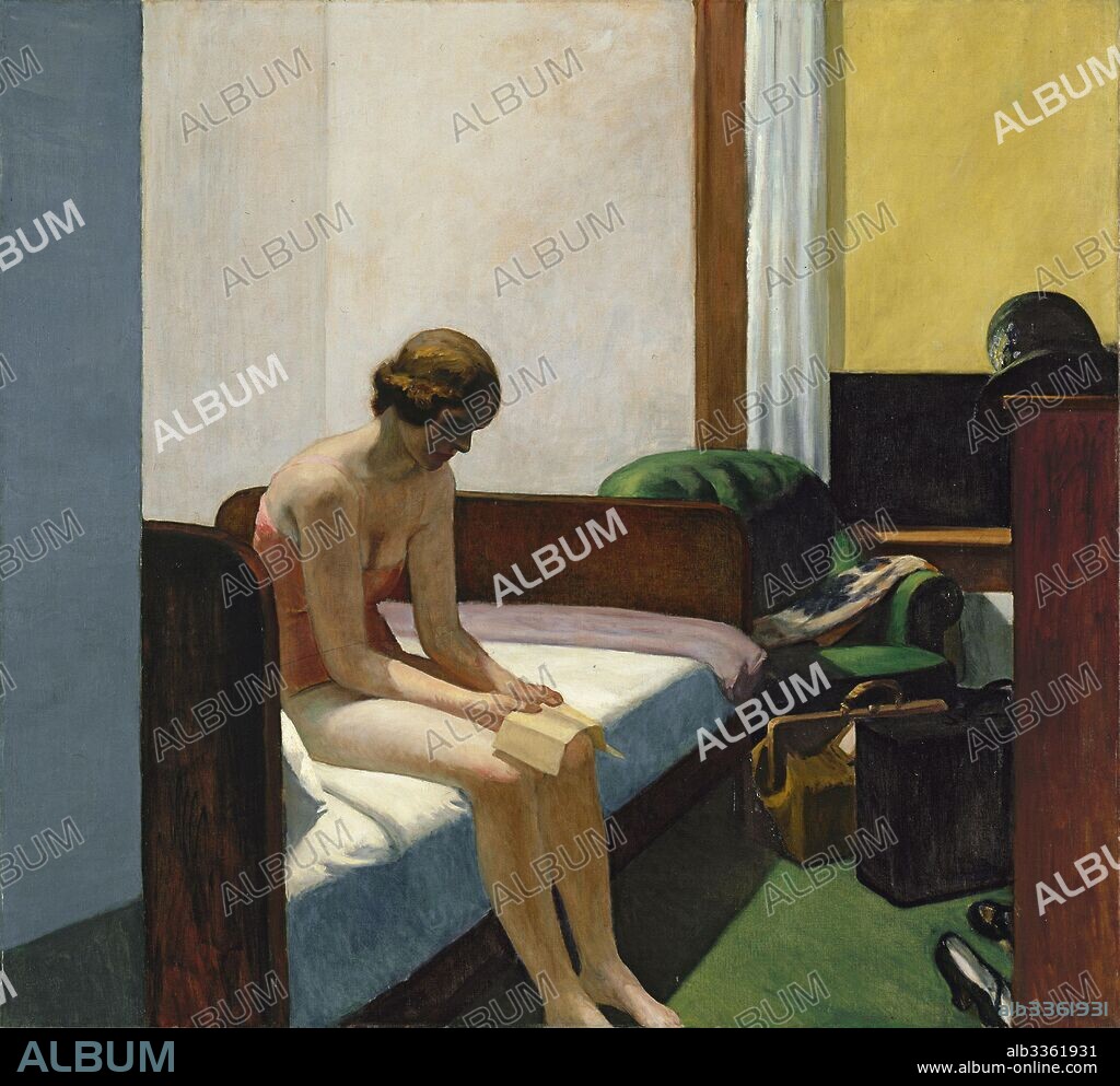 EDWARD HOPPER. Hotel Room.