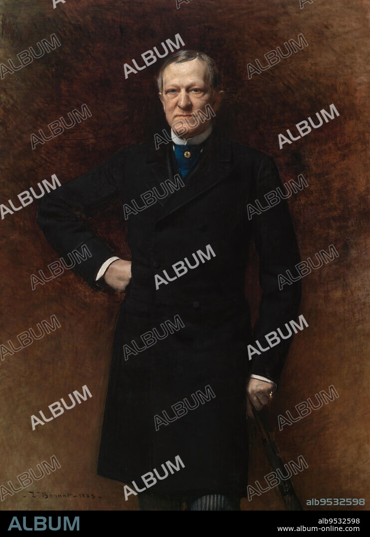 LEÓN BONNAT. Levi Parsons Morton. Date: 1883. oil on canvas.
