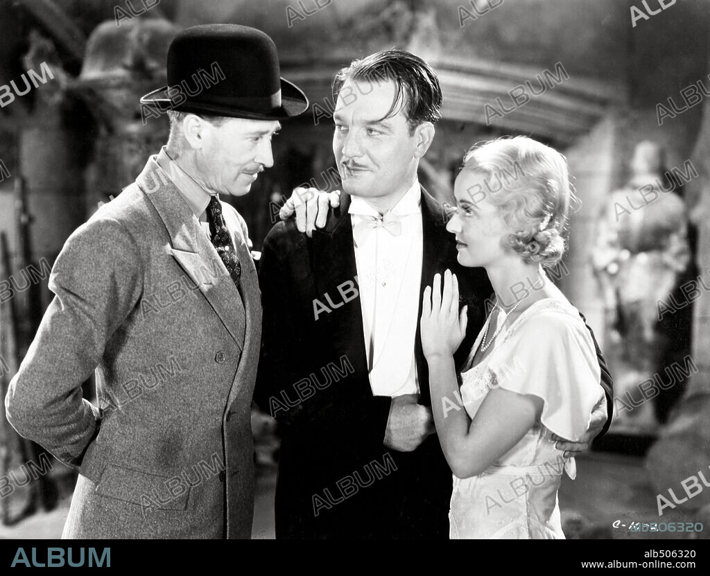 BETTE DAVIS, H. B. WARNER and WALTER BYRON in THE MENACE, 1932, directed by ROY WILLIAM NEILL. Copyright COLUMBIA PICTURES.