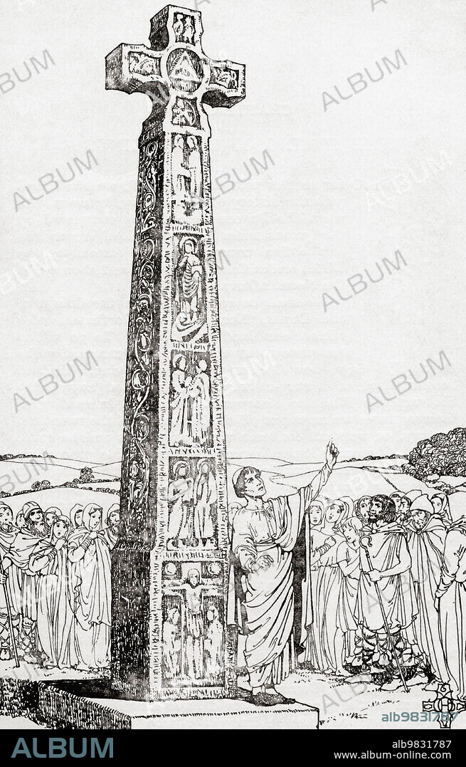 The rod, perch or pole, sometimes also lug, a surveyor's tool used as a unit of land measurement. From Everday Life in Anglo-Saxon, Viking and Norman Times, published 1926.
