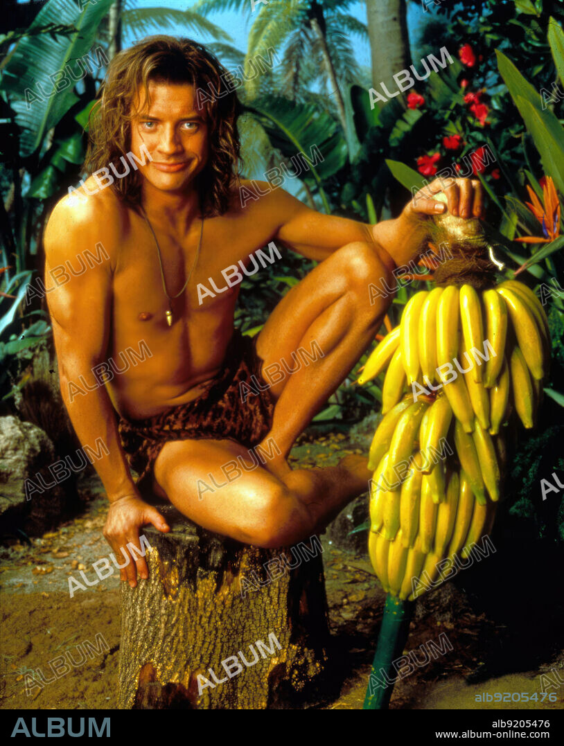 BRENDAN FRASER in GEORGE - DER AUS DEM DSCHUNGEL KAM, 1997 (GEORGE OF THE JUNGLE), unter der Regie von SAM WEISMAN. Copyright DISNEY.
