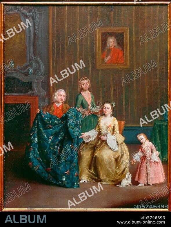 PIETRO LONGHI. Longhi, Pietro. 1702-1785. "Il sarto" (The Tailor), ca. 1741. Oil on canvas, 60 × 49 cm. Venice, Galleria dell'Accademia.