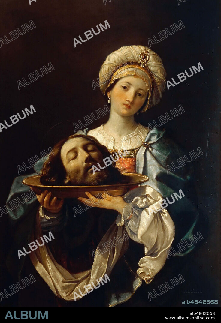 GUIDO RENI. Salome holding the head of John the Baptist.