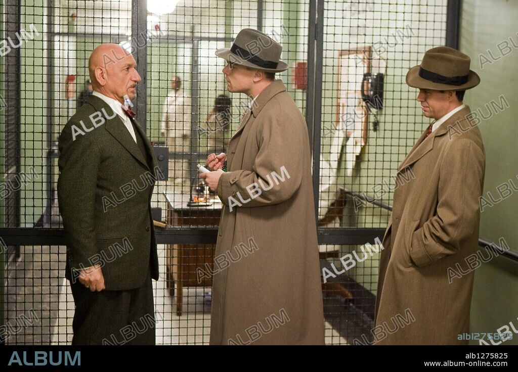 BEN KINGSLEY, Leonardo DiCaprio und MARK RUFFALO in SHUTTER ISLAND, 2010, unter der Regie von MARTIN SCORSESE. Copyright PARAMOUNT PICTURES.