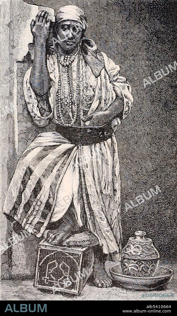 Haratin have been the slave strata of the Moroccan society through its recorded history. They were owned in every town and farming centers before the time of Moroccan ruler Ismail Ibn Sharif. They provided domestic labor, farm labor, physical labor inside towns and markets, as well as were conscripted to fight wars. The Haratin strata, as slave workers, were a major institution of Moroccan society through the 19th century. The Haratin are a class of workers, or a caste that emerged from a legacy of slavery in Africa under the Arabs, the Berbers and the Moors. They adopted Islam under the Moors and were forcibly recruited into the Moroccan army by Ismail Ibn Sharif to consolidate power. In 1879-80 Oskar Lenz led the first trans-Sahara expedition from Morocco to Senegal and became the fourth European to visit the fabled city of Timbuktu. The others being, Alexander Gordon Laing (1826), René Caillié (1828) and Heinrich Barth (1853). Timbuktu; Travel through Morocco, the Sahara and Sudan by Oskar Lenz, 1884.