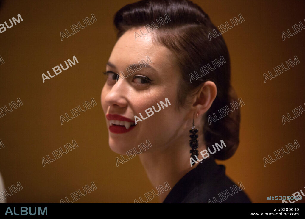 OLGA KURYLENKO in VAMPIRE ACADEMY, 2014, directed by MARK WATERS. Copyright RELIANCE PICTURES.