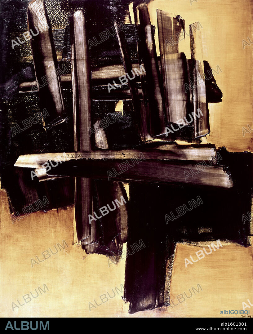 PIERRE SOULAGES. 16th of July by Pierre Jean Louis Soulages, born in 1919.
