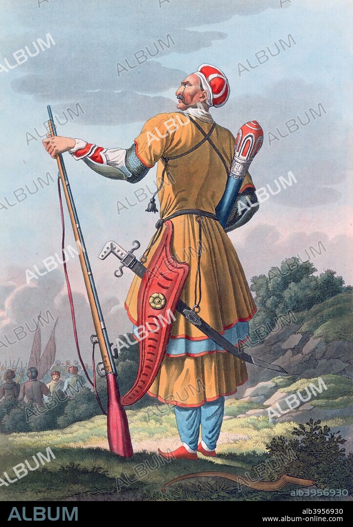 'Prince of the Kabardians', 1813. The Kabardin are a people of the northern Caucasus.