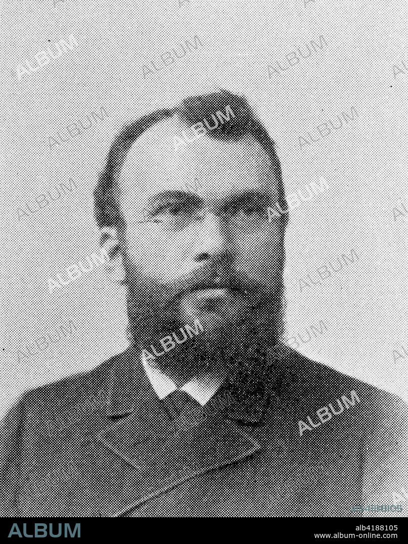 Karl Gotthard Lamprecht, 25 February 1856 - 10 May 1915, was a German historian who specialized in German art and economic history., photo or illustration, published 1892, digital improved.