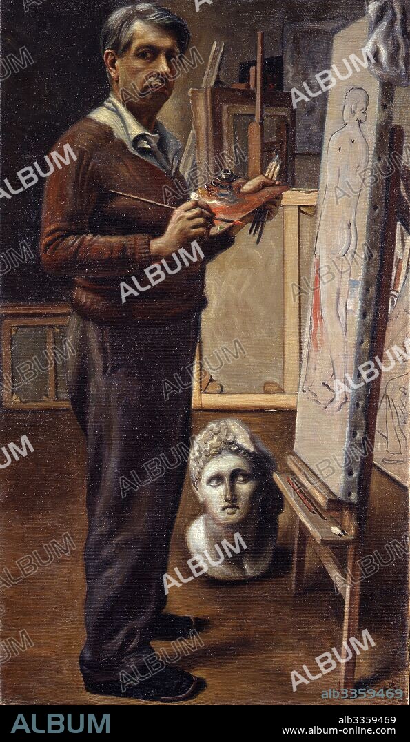 GIORGIO DE CHIRICO. Self-portrait.