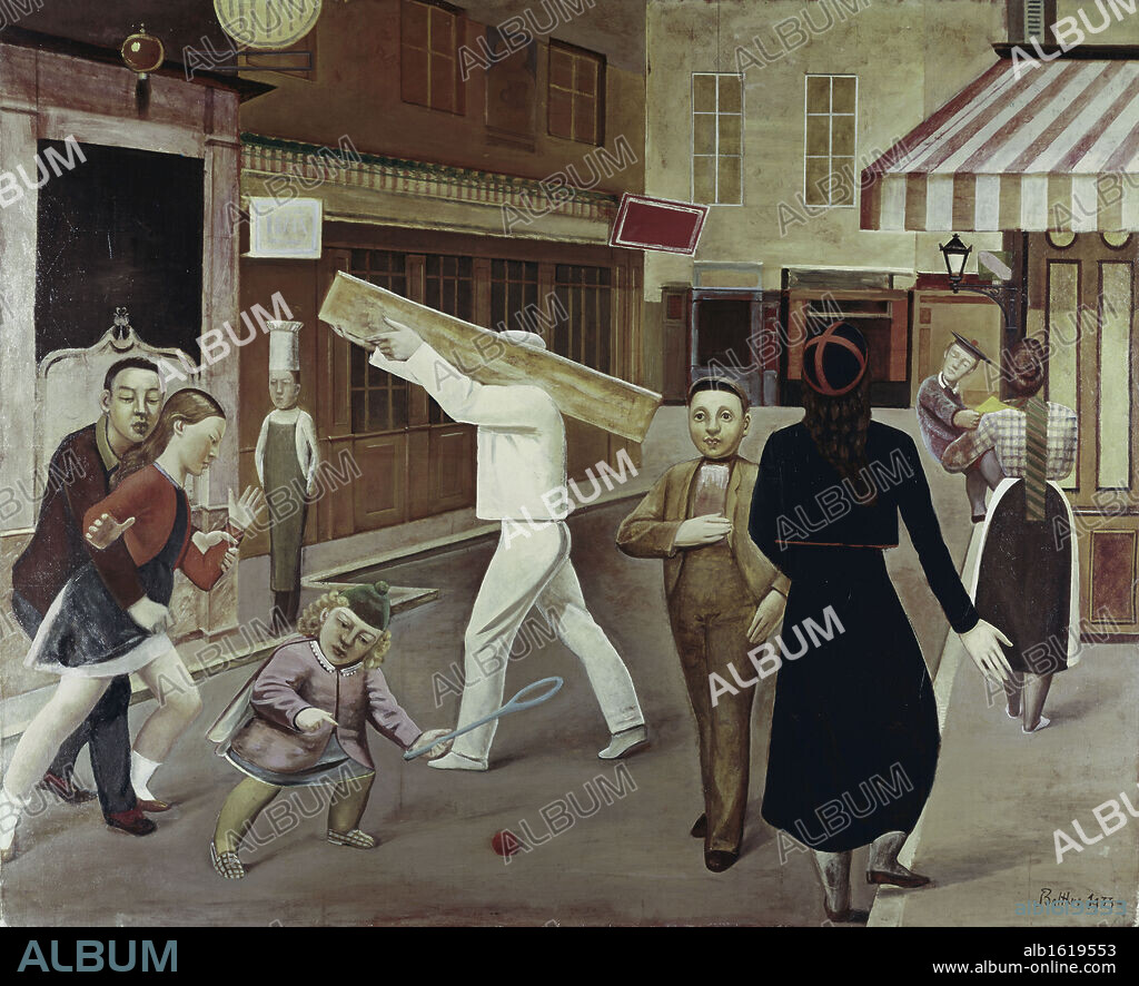 Street by Balthus, oil on canvas, 1935, 1908-2001.