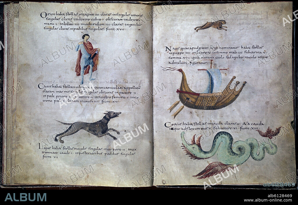 CODICE DE METZ - TRATADO DE COMPUTOS Y ASTRONOMIA -MS 568 - MANUSCRITO CAROLINGIO - S IX.