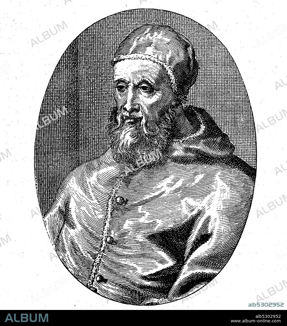 Pope Paul IV, Paulus IV, 1476 - 1559, born Gian Pietro Carafa, was head of the Catholic Church and ruler of the Papal States from 23 May 1555 to his death in 1559.
